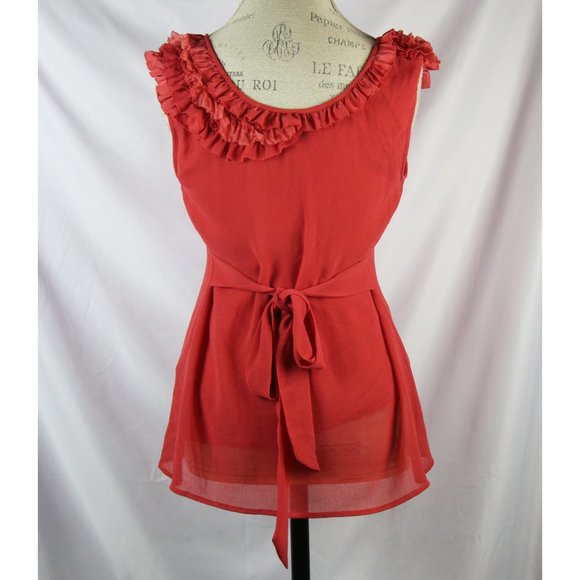 Anthropologie Baraschi Blouse Ruffles XS - Picture 5 of 11